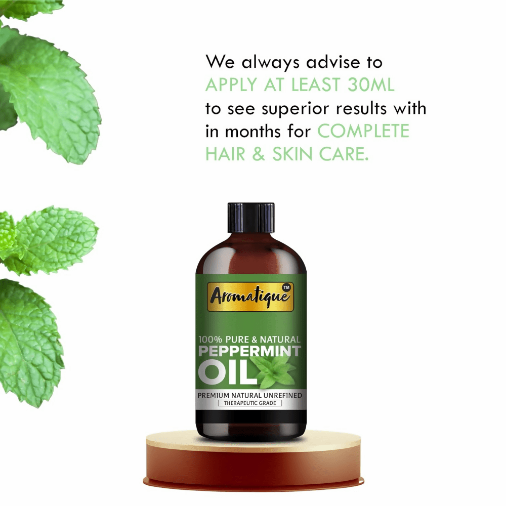 Aromatique Peppermint Essential Oil for Hair,Skin | Grocsy