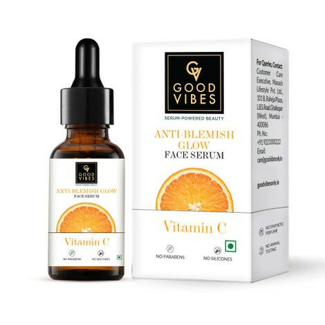 Good Vibes Anti-Blemish Glow Vitamin C Face Serum | Grocsy