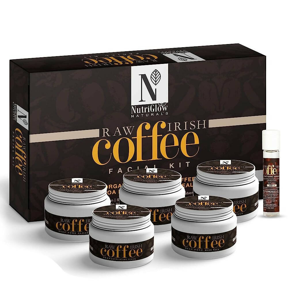 NutriGlow Natural’s Raw Irish Coffee Facial Kit | Grocsy