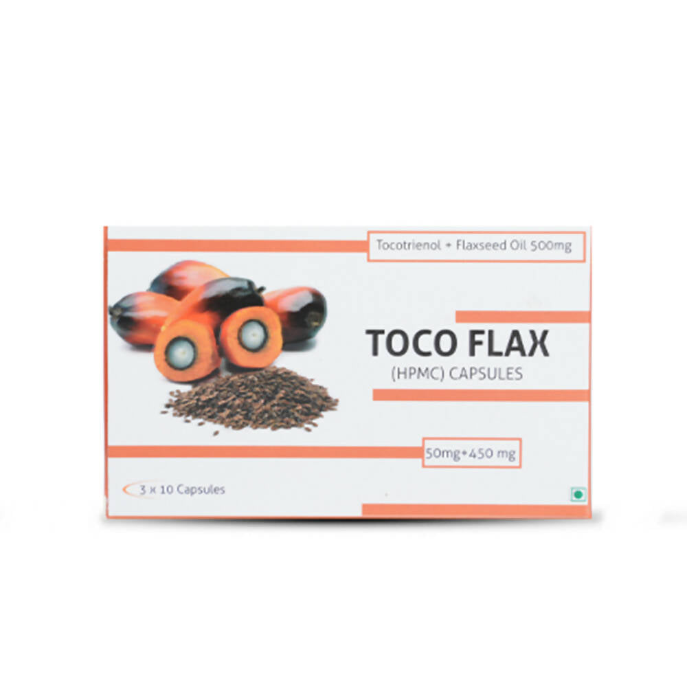 Nutra Grace Tocotreinol + Flaxseed Oil (Taco Flax) Capsules | Grocsy