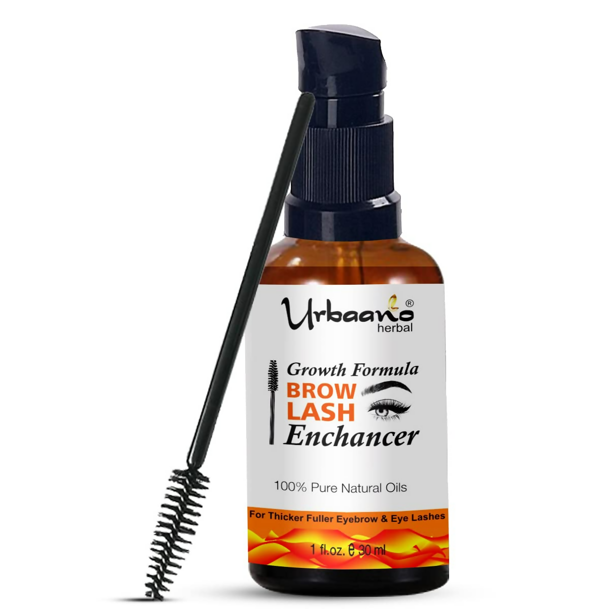 Urbaano Herbal Premium Eyebrow & Eyelash Growth Serum Oil | Grocsy