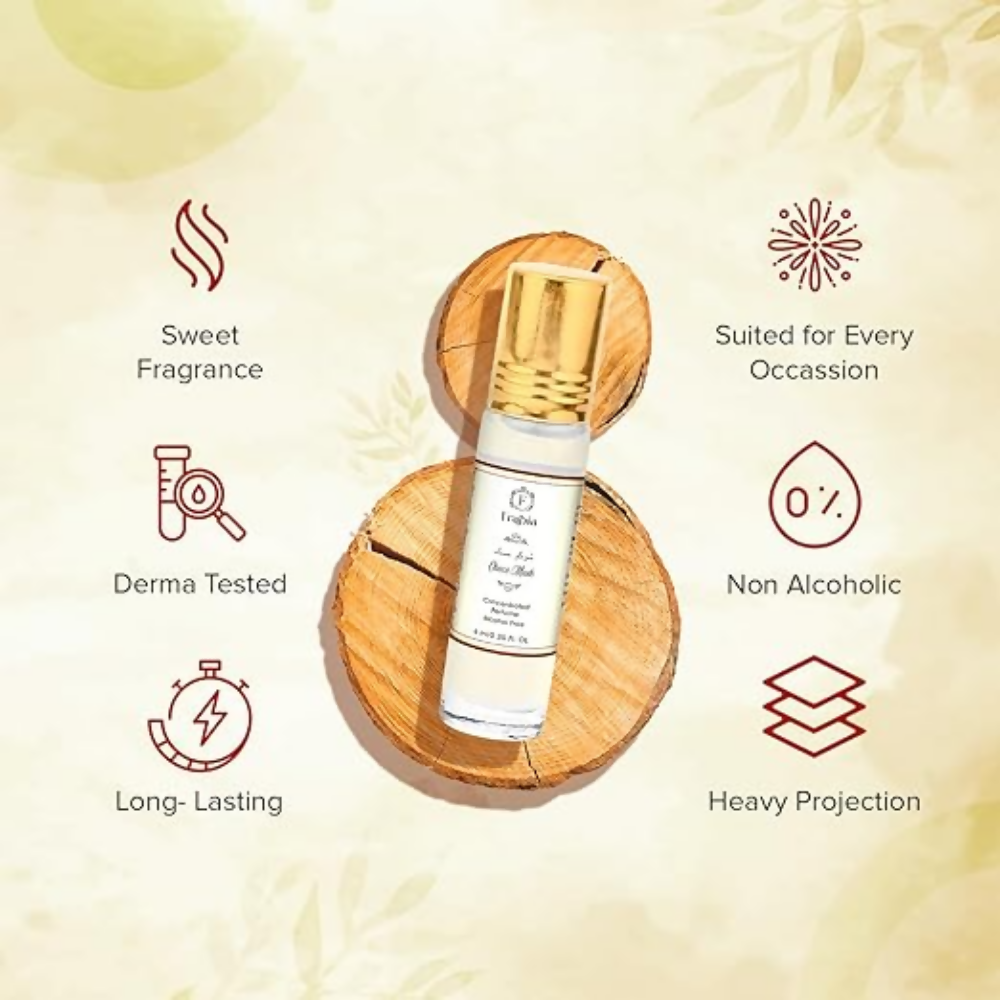 Frabia Choco Musk Long Lasting Roll On Perfume for Men and Women | Grocsy