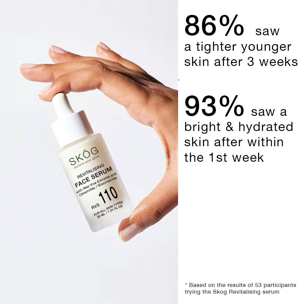 Skog Revitalising Face Serum With Red Vine Extract | Grocsy