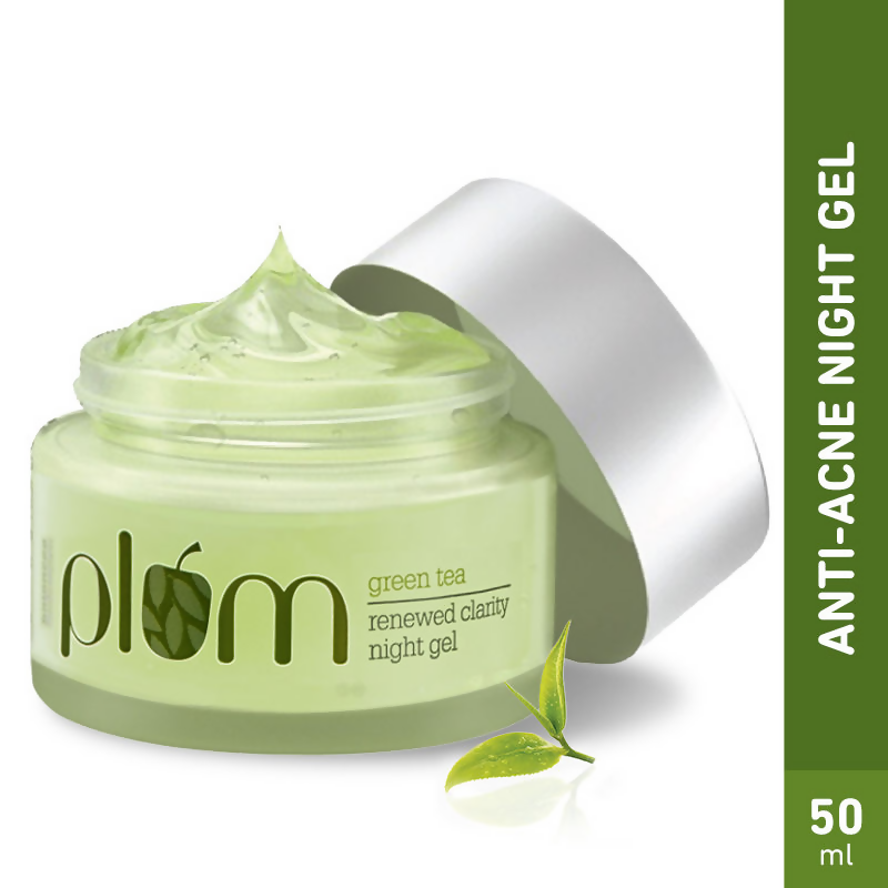 Plum Green Tea Night Gel Cream | Grocsy