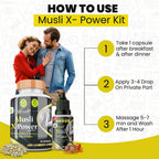 Divya Shree Musli X-Powder Capsule & Musli X-Power Oil Combo | Grocsy