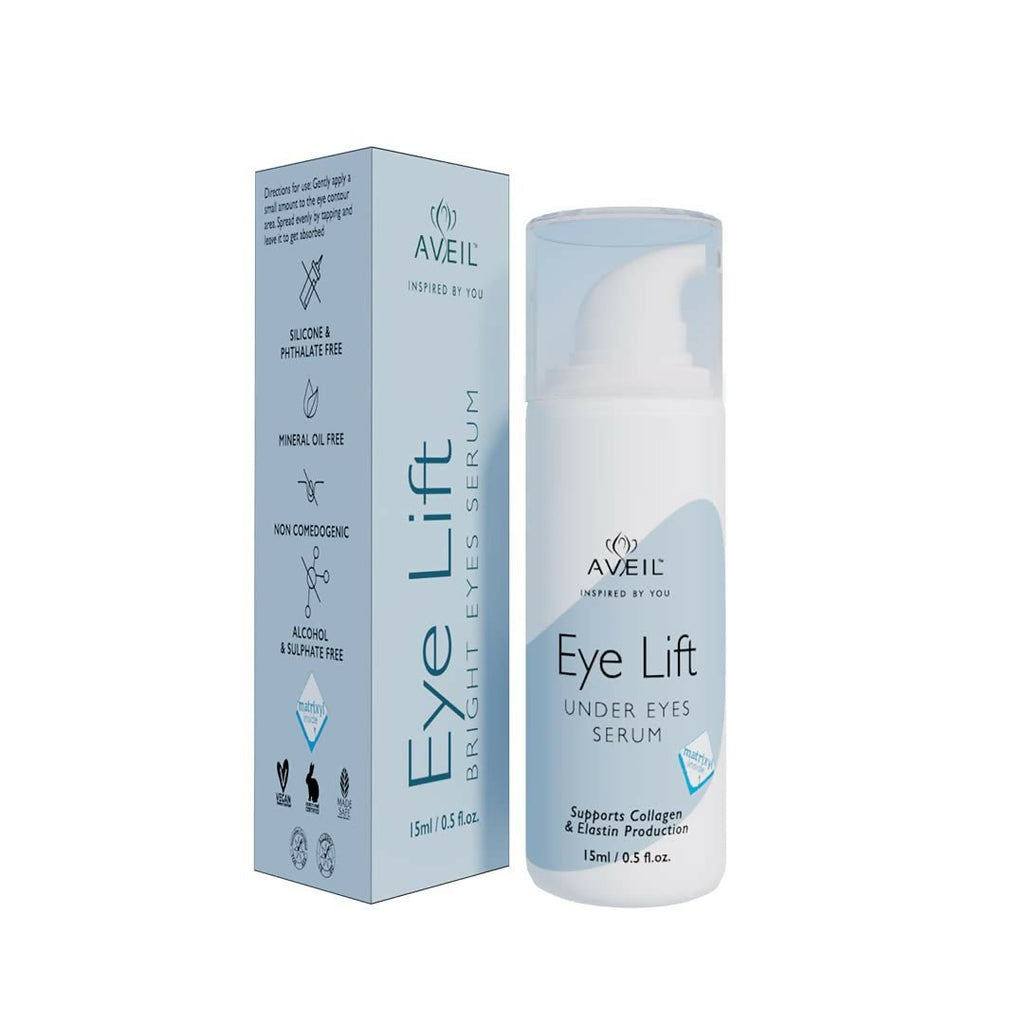 Aveil Eye Lift Under Eyes Serum - Smoothens Fine Lines & Wrinkles | Grocsy