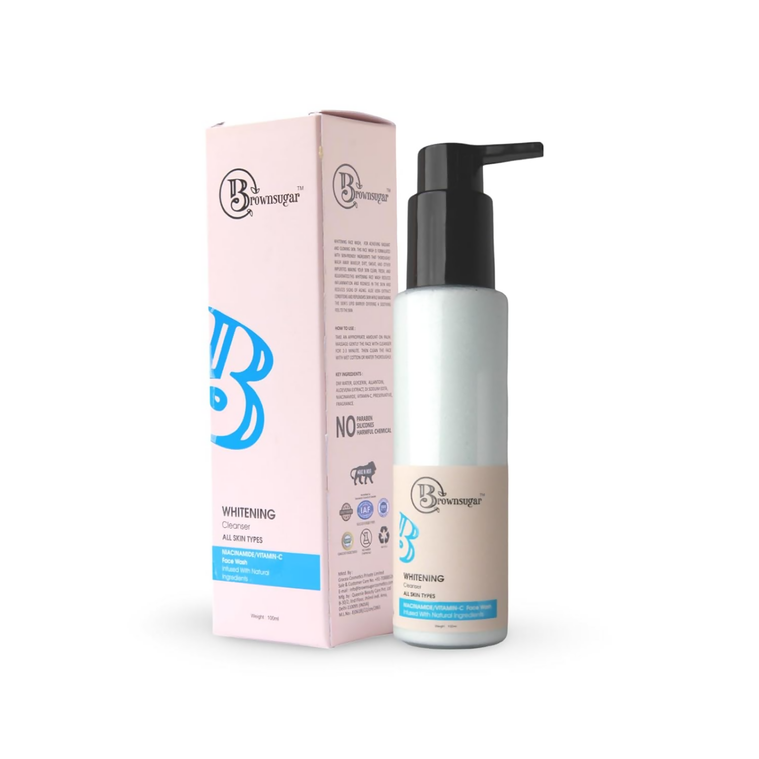 Brownsugar Gentle Face Cleanser for Instant Brightness | Grocsy