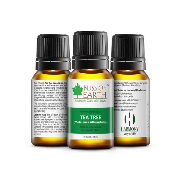 Bliss of Earth Premium Essential Oil Tea Tree | Grocsy