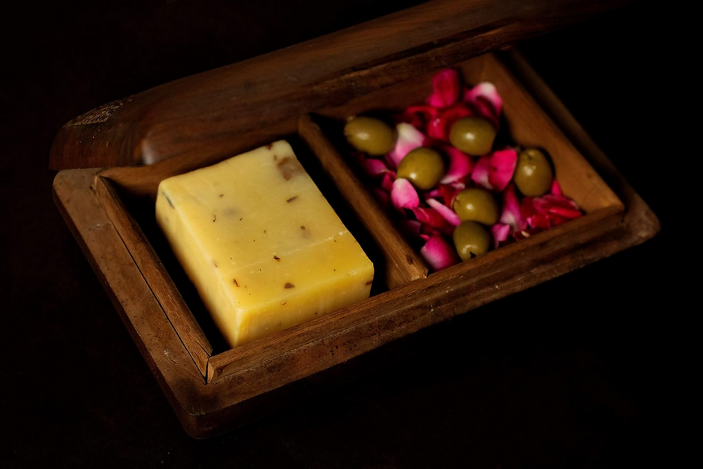 Neev Herbal Mahua Organic Olive Rose Handmade Soap | Grocsy