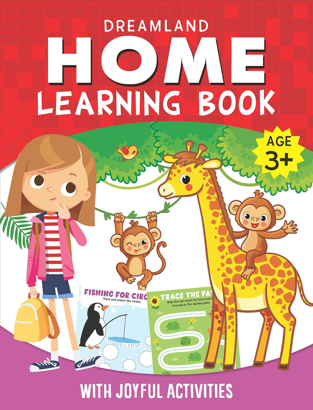 Dreamland Home Learning Book With Joyful Activities - 3+ : Children Interactive & Activity Book | Grocsy