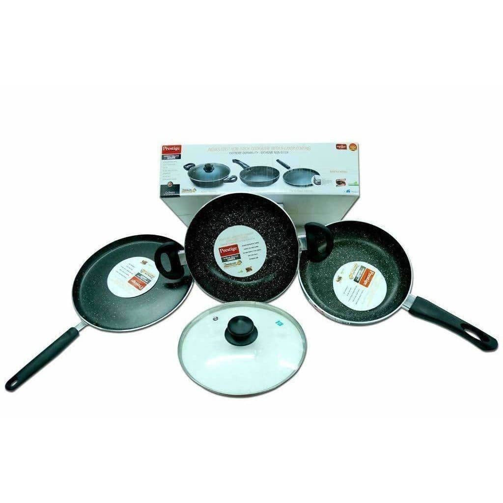 Prestige Omega Deluxe Granite (3 Piece Set) | Grocsy