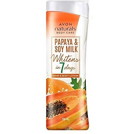 Avon Naturals Body Care Papaya & Soy Milk Hand & Body Lotion | Grocsy