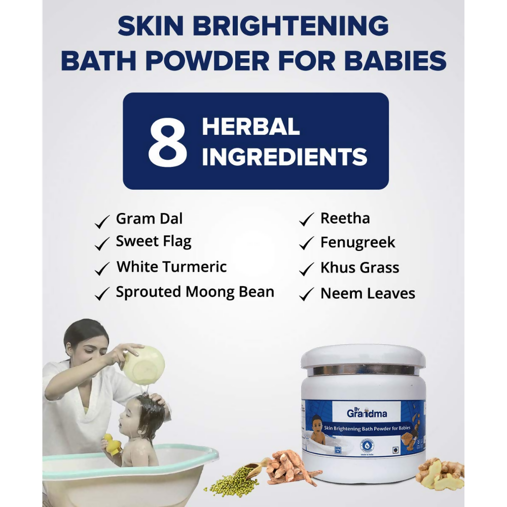 By Grandma Homemade Herbal Baby Bath Powder | Grocsy