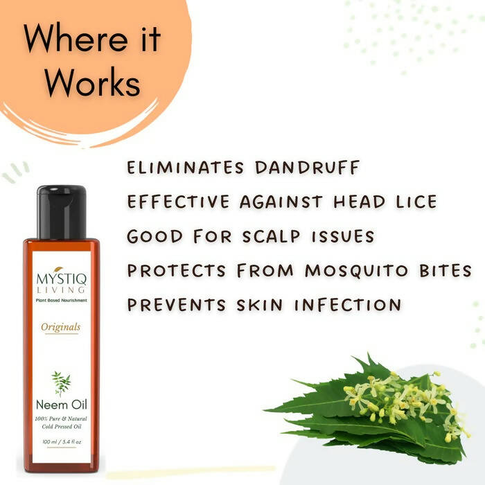 Mystiq Living Originals Neem Oil | Grocsy