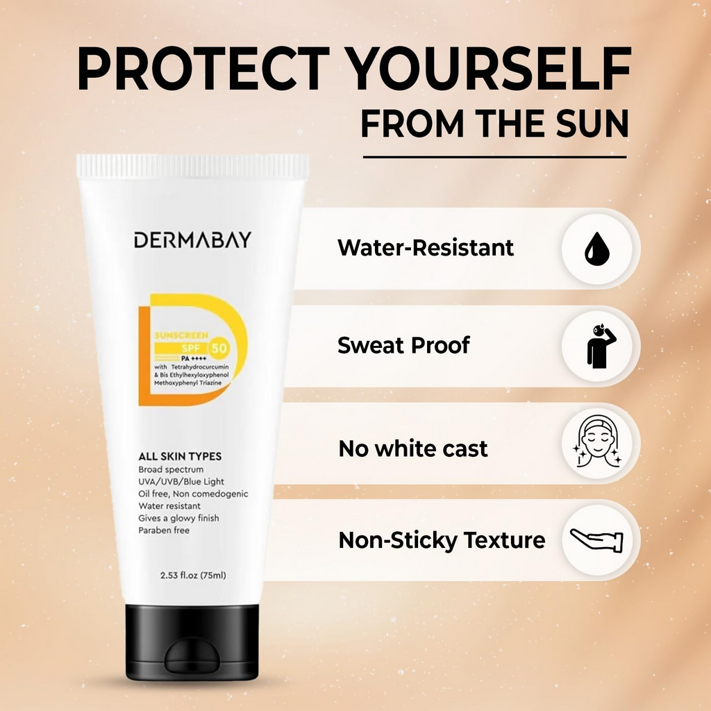 Dermabay Sunscreen SPF 50 PA++++ | Grocsy
