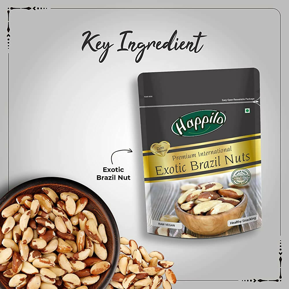 Happilo Premium International Exotic Brazil Nuts | Grocsy