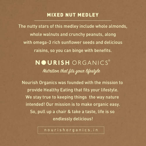 Nourish Organics Mixed Nut Medley | Grocsy