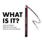 Lakme Perfect Definition Lip Liner - Black Currant | Grocsy