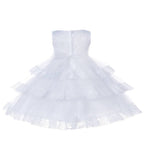 Asmaani Baby Girl's white Colour Satin A-Line Maxi Full Length Dress (AS-DRESS-22115) | Grocsy
