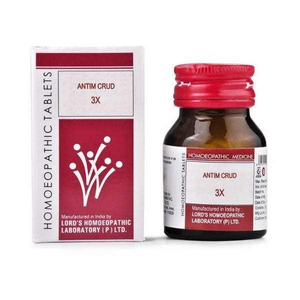 Lord's Homeopathy Antimonium Crudum Tablets | Grocsy