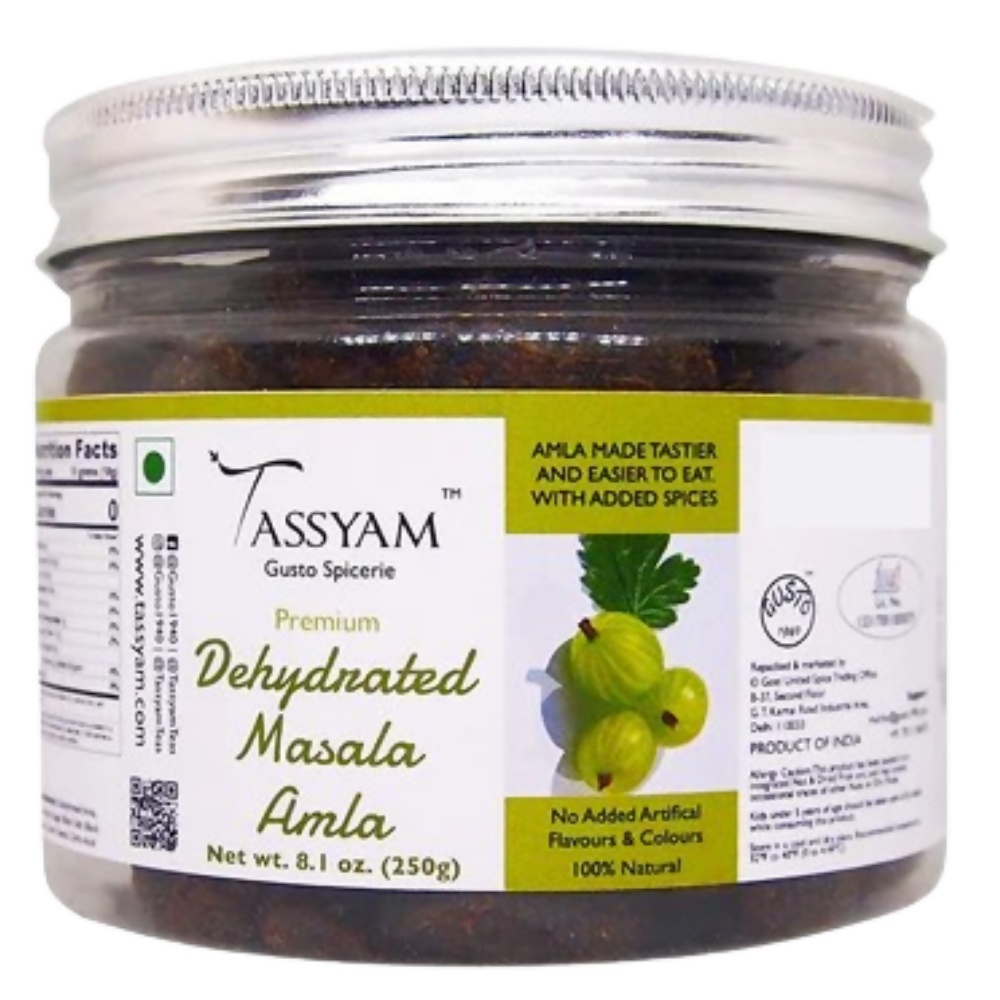Tassyam Organics Dehydrated Masala Amla Slices | Grocsy