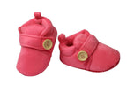Tiny Bugs Unisex Soft Base Booties - Pink | Grocsy