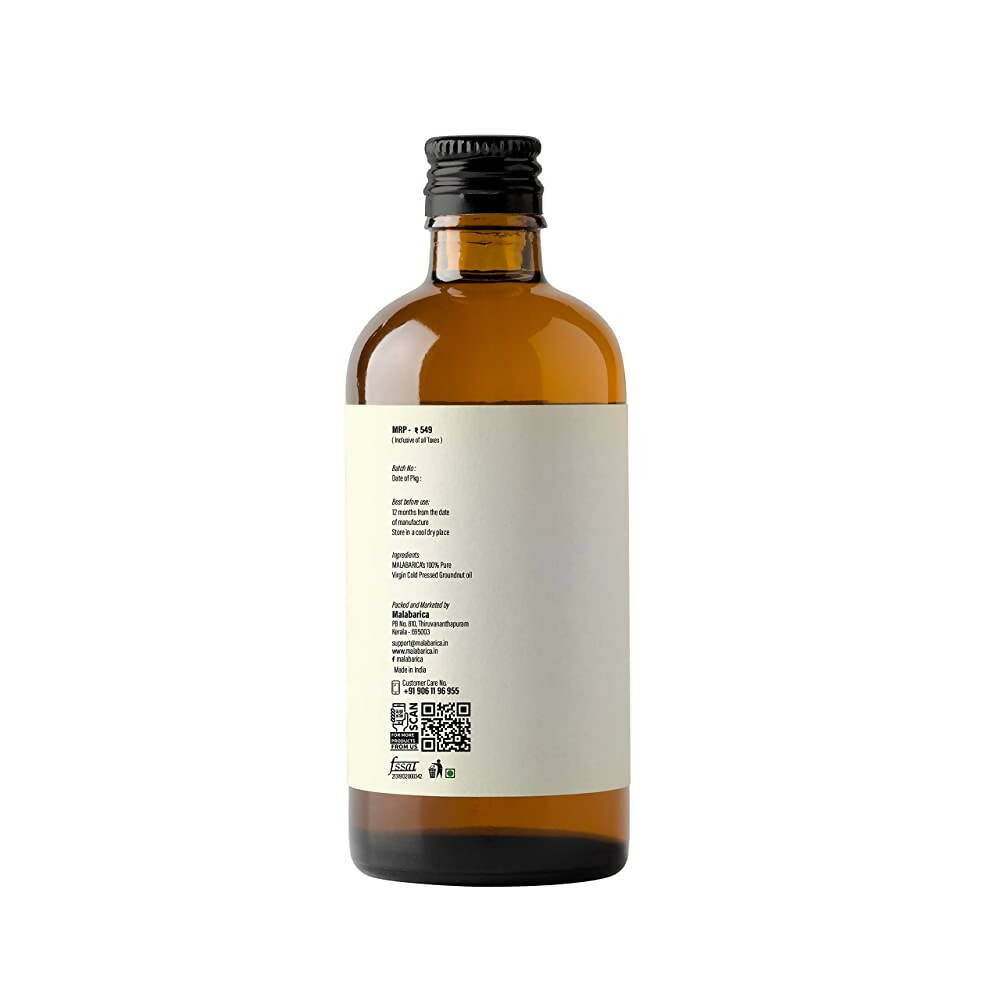 Malabarica Cold Pressed Virgin Groundnut Oil | Grocsy
