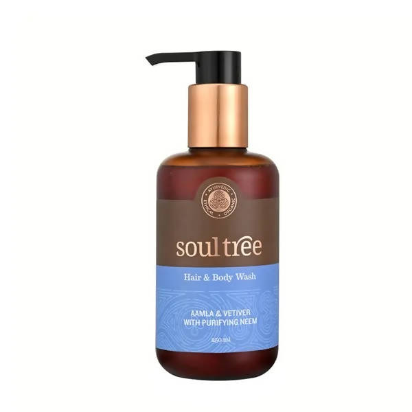 Soultree Hair & Body Wash - Aamla & Vetiver with Purifying Neem | Grocsy