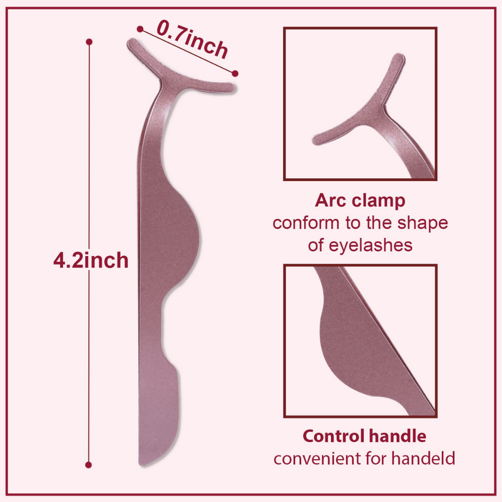 Bronson Professional Eyelash Curler Extension Applicator Remover Clip False Eyelashes Tweezer Nipper | Grocsy