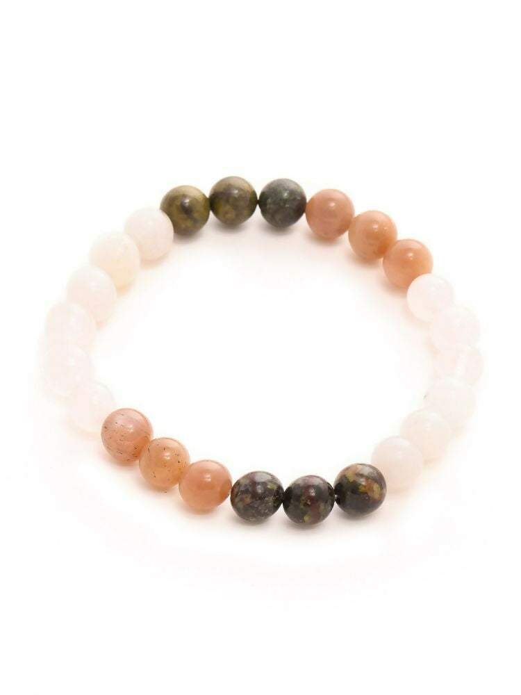 Yellow Citrine Crystal Beads Bracelet - Ruby Raang | Grocsy