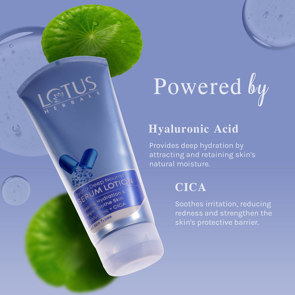 Lotus Herbals Hydra Deep Nourish Serum Lotion | Grocsy