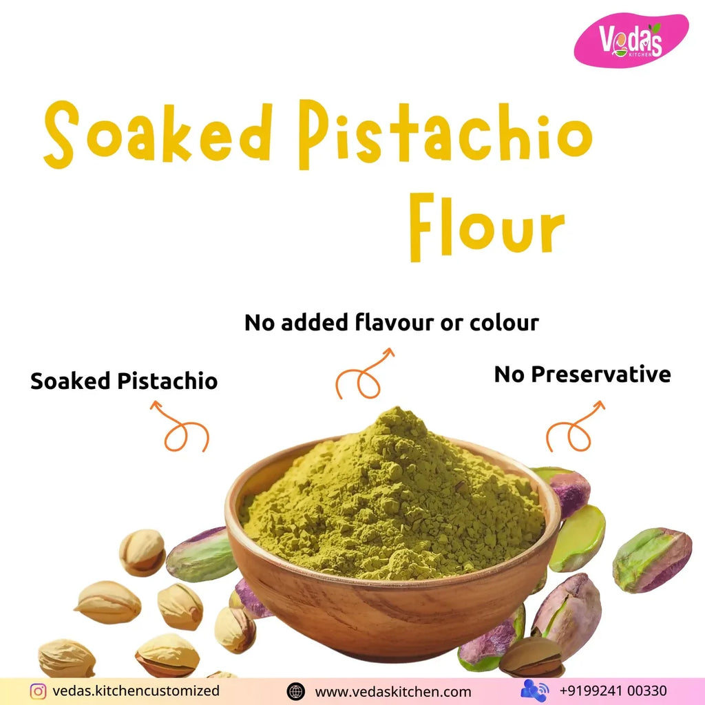 Vedas Kitchen Soaked Pistachio Flour | Grocsy