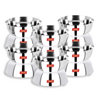 Sumeet Stainless Steel Heavy Gauge Solid Bowl Wati Set with Mirror Finish | Grocsy