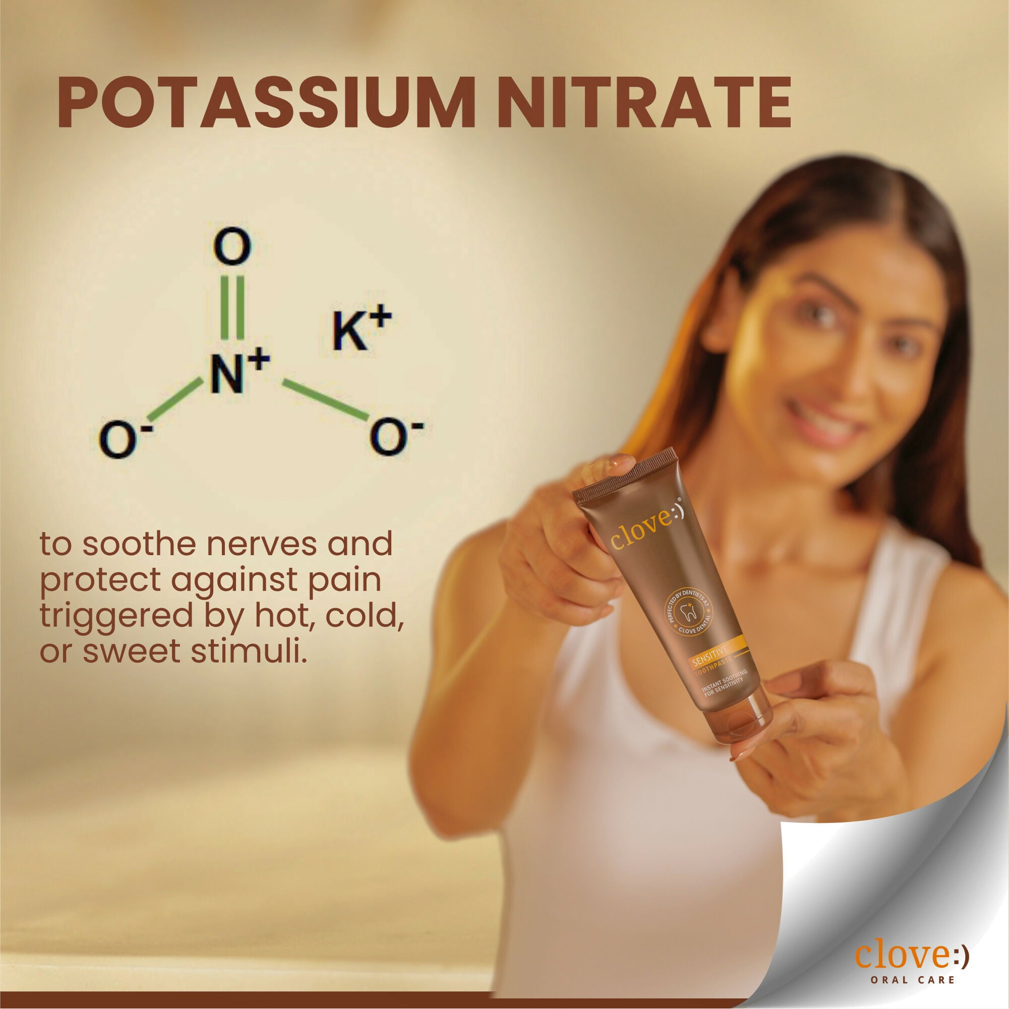 Clove Sensitive Toothpaste Reduce Senstivity | Grocsy