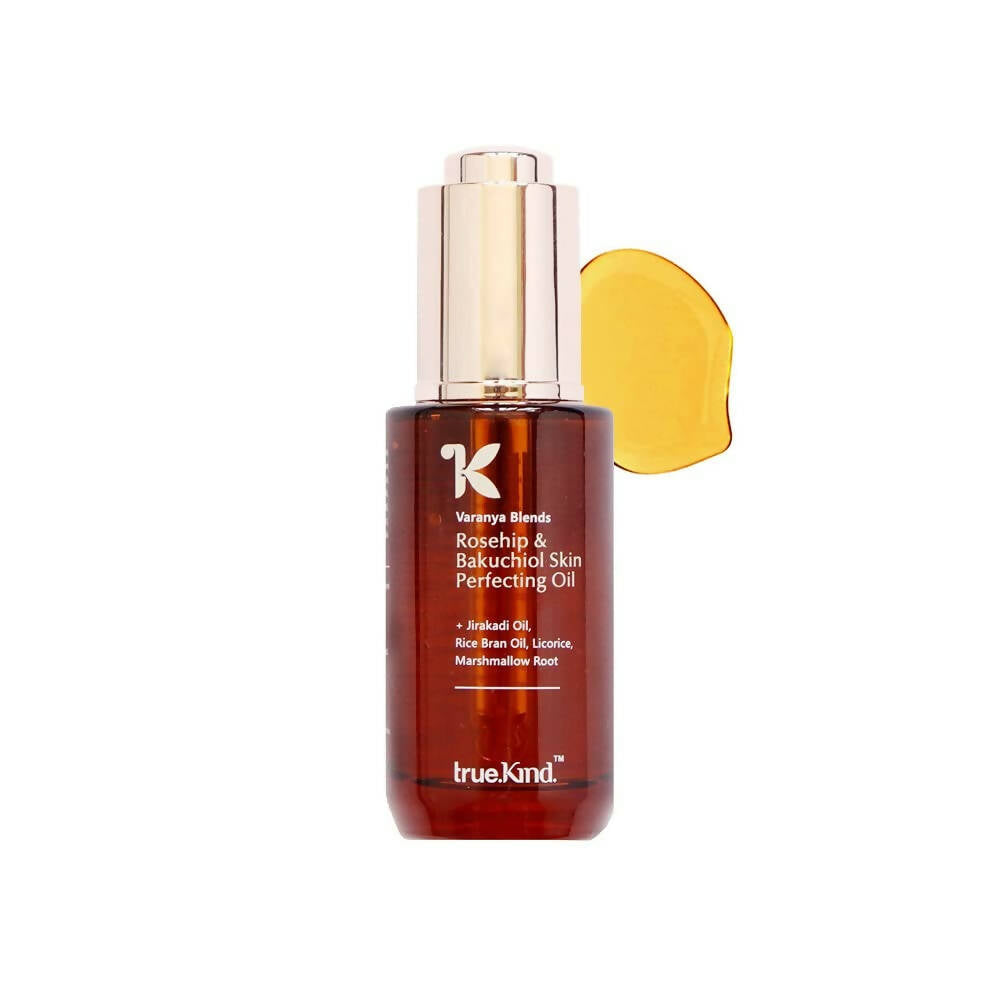 True Kind Varanya Blends Rosehip & Bakuchiol Skin Perfecting Oil | Grocsy