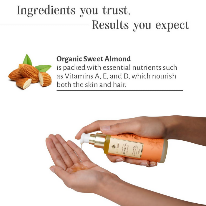 Shankara by Sri Sri Tattva Organic Sweet Almond Oil | Grocsy