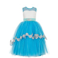 Asmaani Baby Girl's Multi-Coloured Satin A-Line Maxi Full Length Dress (AS-DRESS-22081) | Grocsy