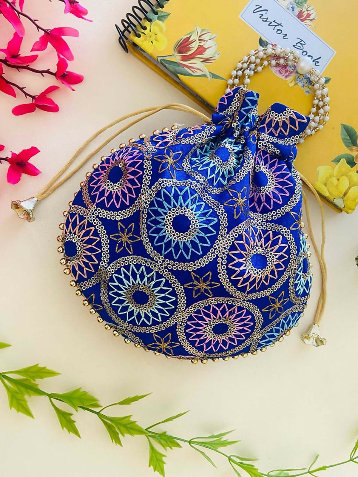 Joban Fashion Potli Bags - Blue | Grocsy