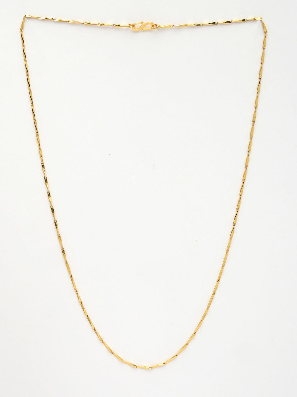 NVR Women's Gold-Polished Minimal Chain | Grocsy