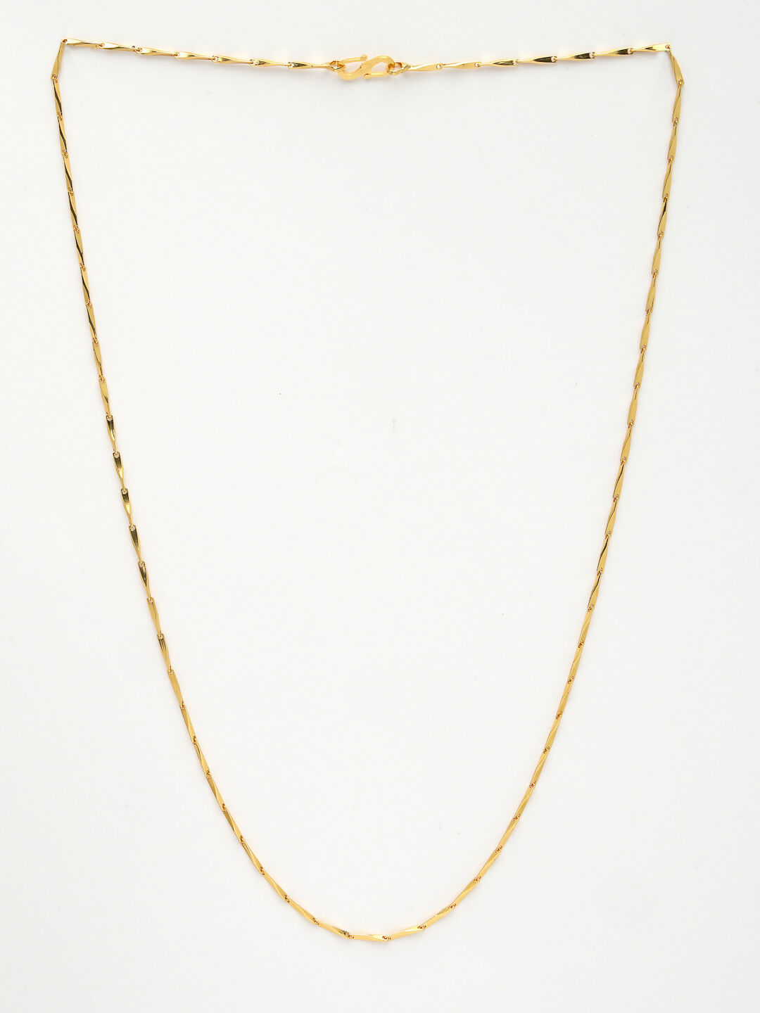 NVR Women's Gold-Polished Minimal Chain | Grocsy