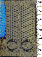 Mimosa Women's Banarasi Art Silk Multicolor Saree | Grocsy
