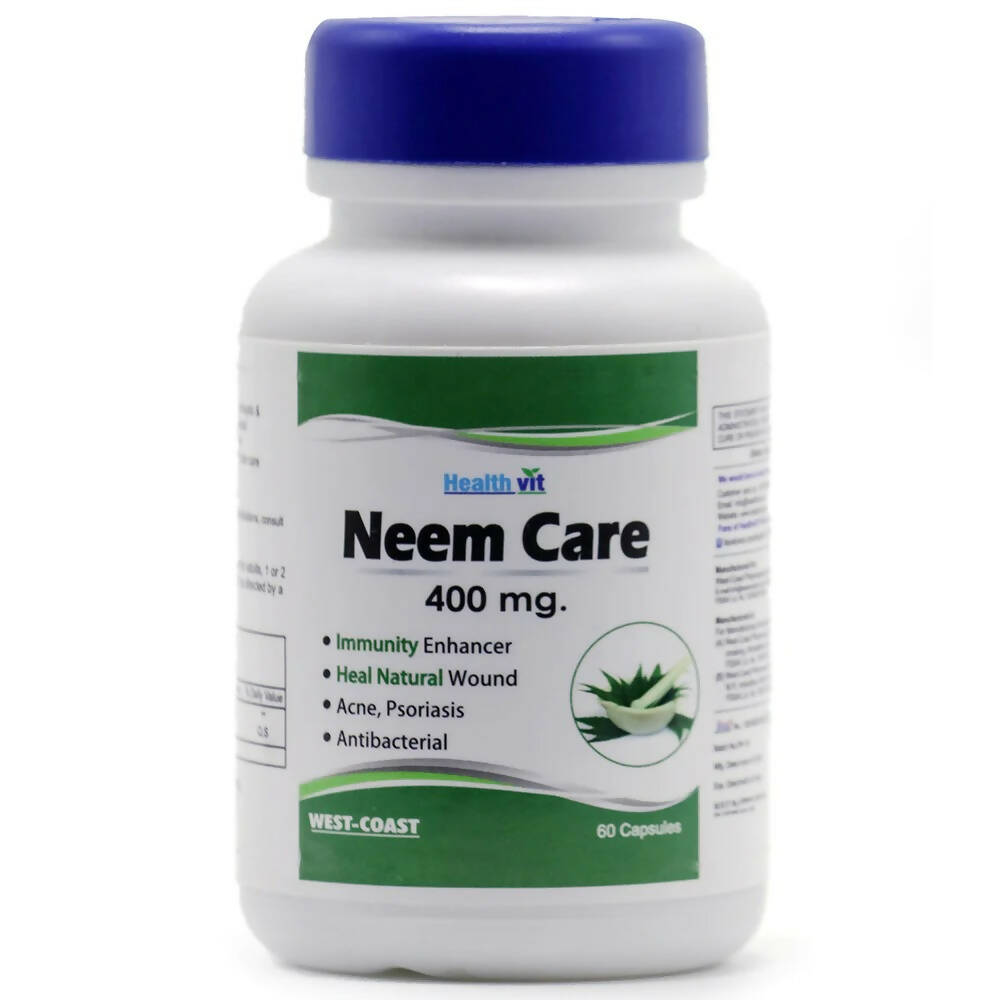 Healthvit Neem Care Capsules | Grocsy