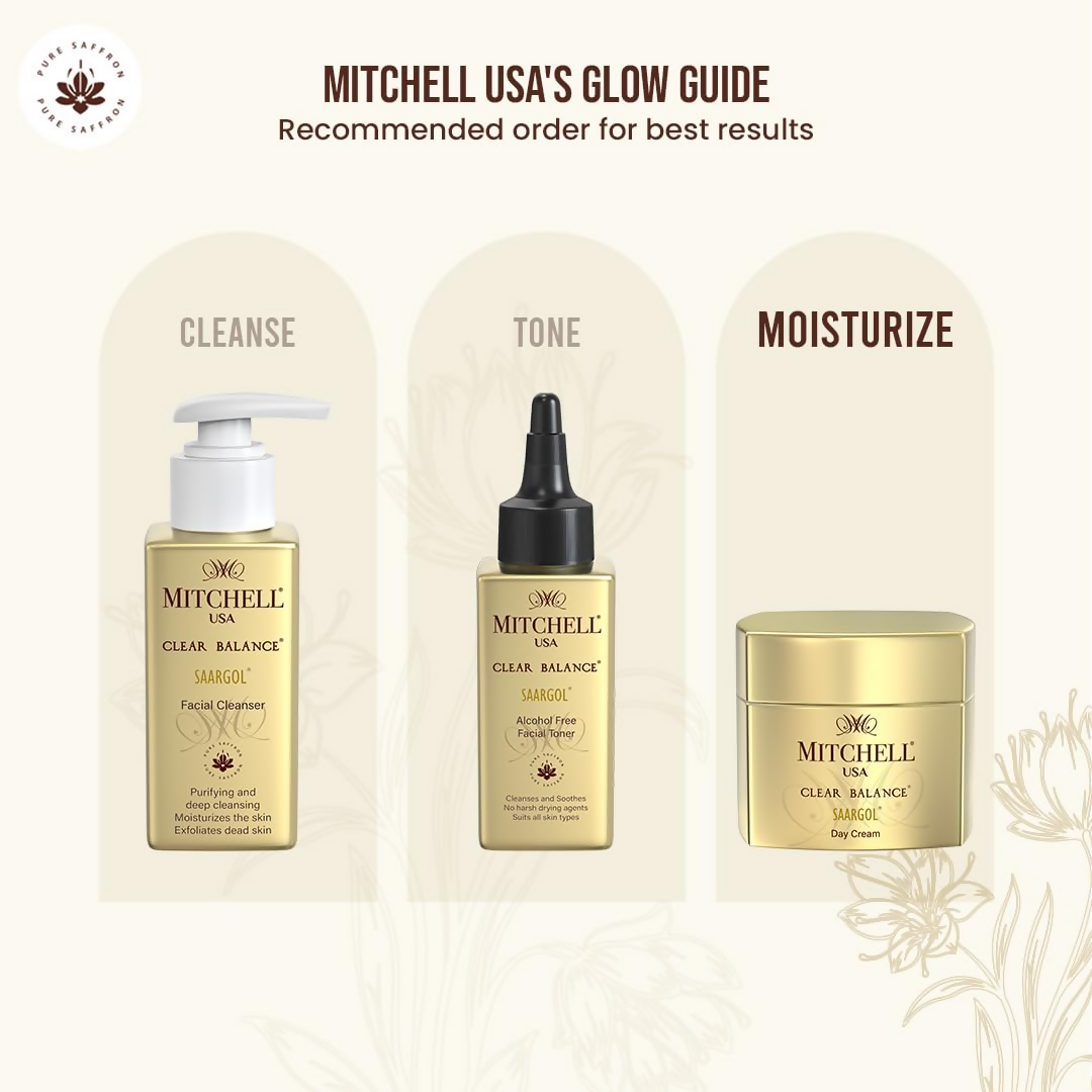 Mitchell USA Clear Balance Saargol Day Cream - Hydrating And Moisturizing Daily Facial Cream | Grocsy