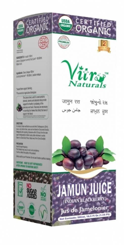 Vitro Naturals Certified Organic Jamun Juice | Grocsy