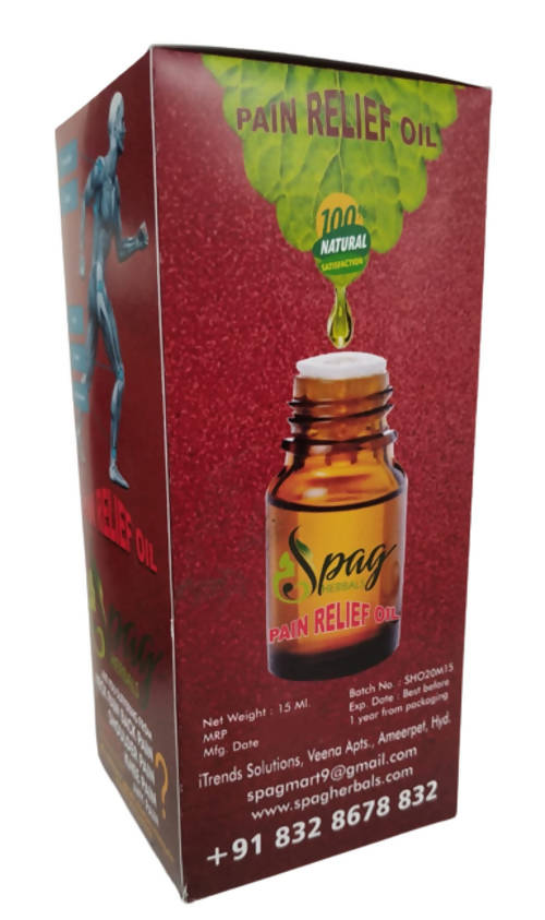 Spag Herbals Organic Pain Relief Oil | Grocsy