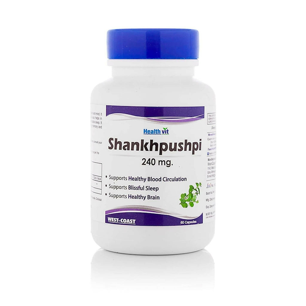 Healthvit Shankhpushpi Capsules | Grocsy