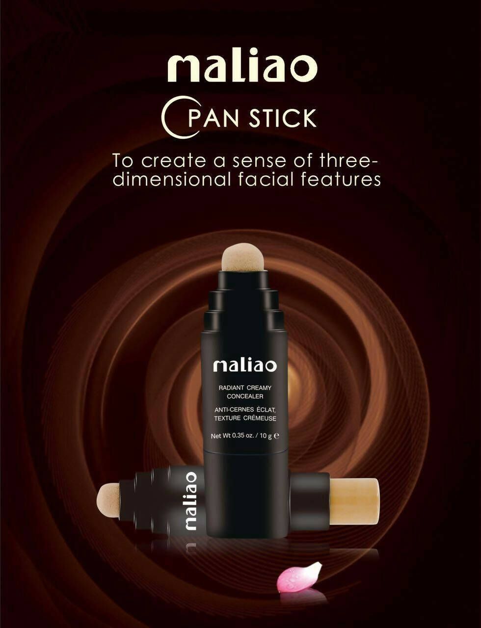 Maliao Professional Matte Look Radiant Creamy Concealer | Grocsy