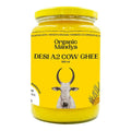 Organic Mandya Premium A2 Desi Ghee | Pure, Natural & Healthy | Forest Grazed, Stress Free Cattle | Ethically Sourced | Glass Jar | Grocsy