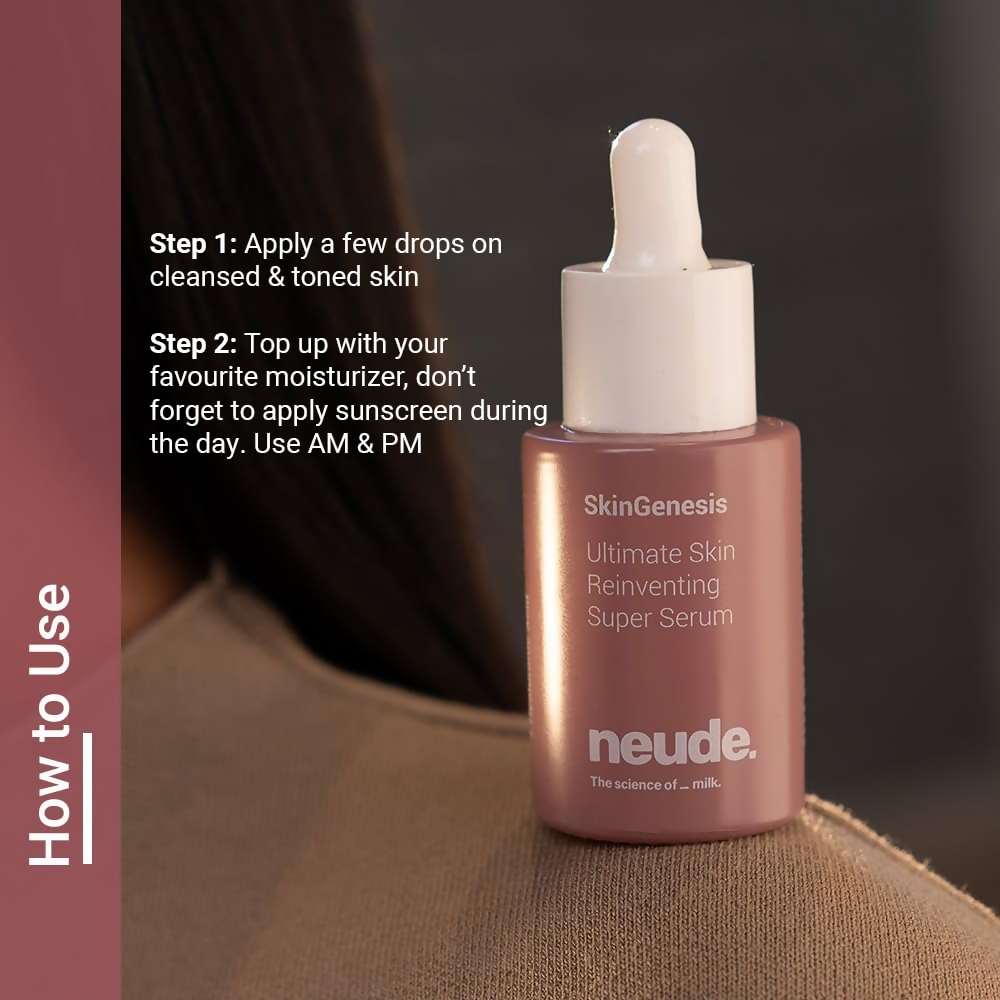 Neude SkinGenesis Brightening & Anti Aging Face Serum | Grocsy