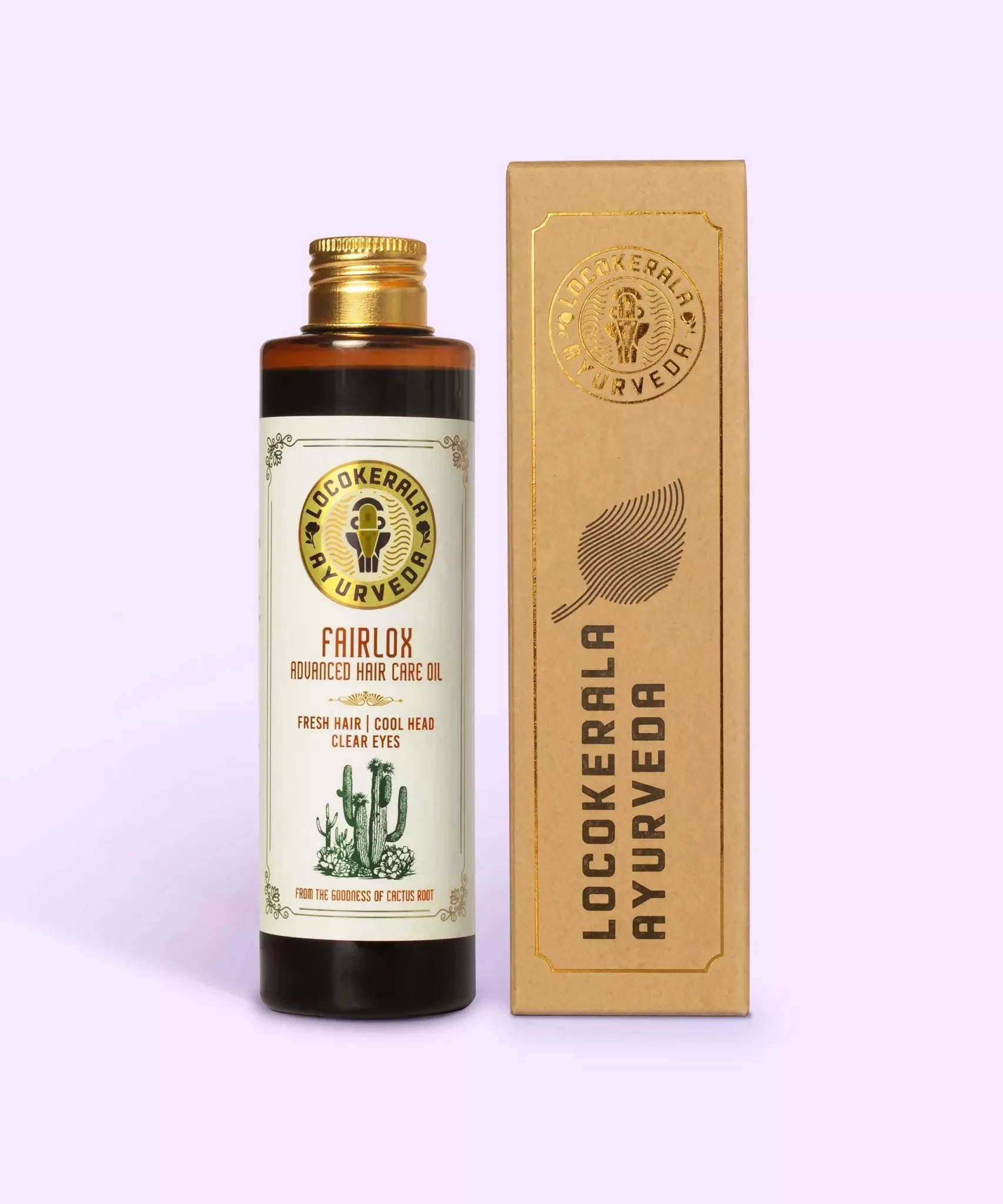 LocoKerala Fairlox Advanced Hair Oil – Ayurvedic Elixir for Strong & Vibrant Hair | Grocsy